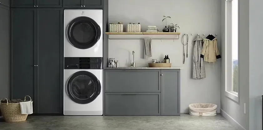 Electrolux-Laundry-Tower-Single-Unit-Washer-&-Electric-Dryer